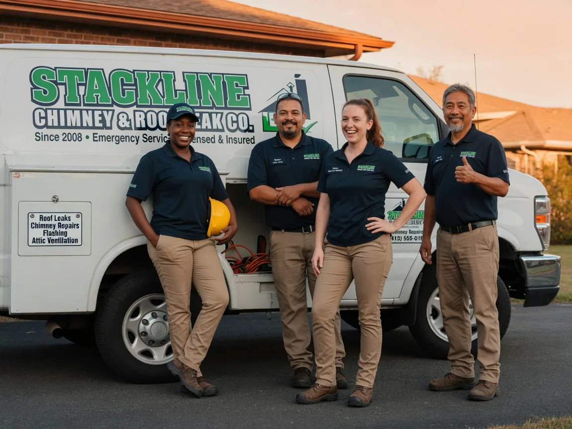 Chimney flashing repair company in Brockton, PA